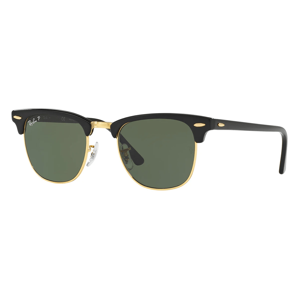 Ray - Ban Clubmaster RB3016 901/58 Polarised Sunglasses - URBAN SUNGLASSES