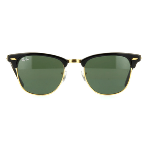 Ray - Ban Clubmaster RB3016 W0365 51 Sunglasses - URBAN SUNGLASSES