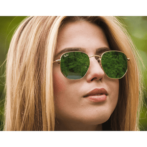 Ray - Ban Hexagonal RB3548N 001/30 Sunglasses - URBAN SUNGLASSES