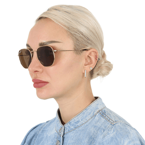 Ray - Ban Hexagonal RB3548N 001/57 51 Polarised Sunglasses - URBAN SUNGLASSES