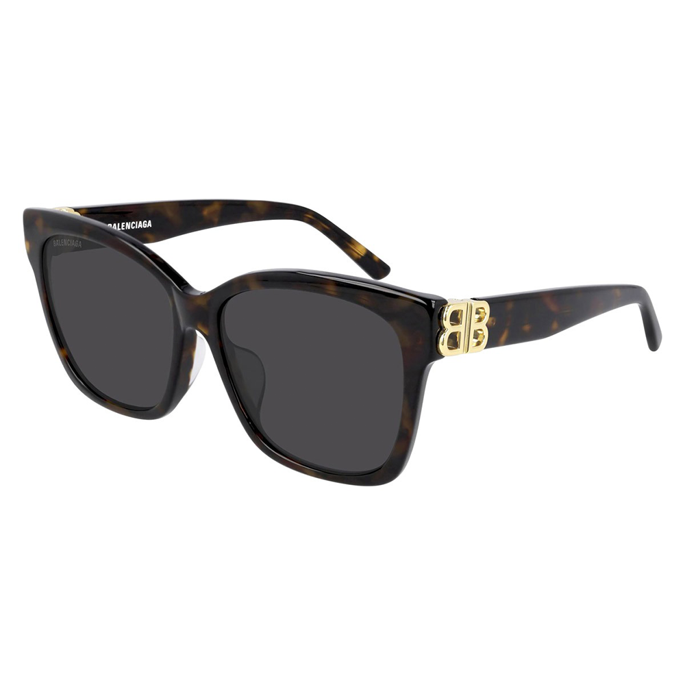 Balenciaga BB0102SA 002 Asian Fit Sunglasses