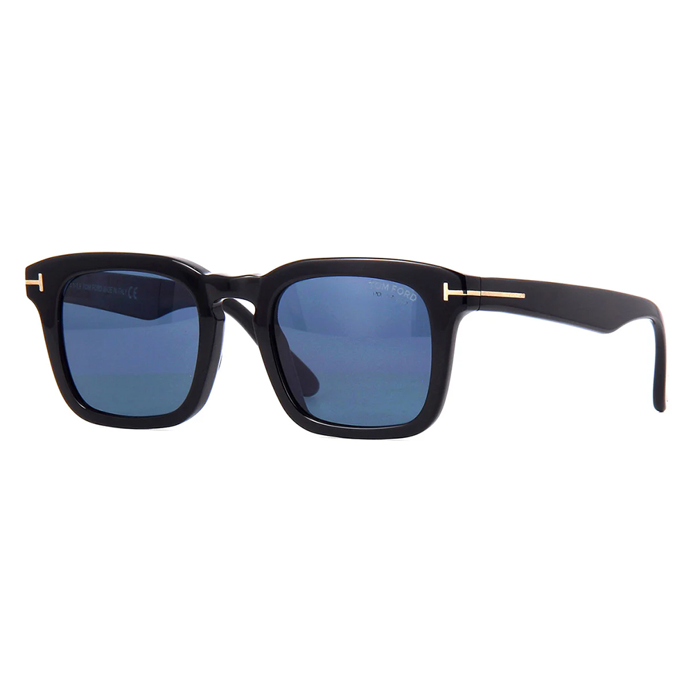 Tom Ford Dax FT0751 01V 48 Polarised Sunglasses