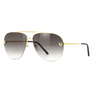 Cartier Panthere Pilot CT0065S 001 Sunglasses - URBAN SUNGLASSES