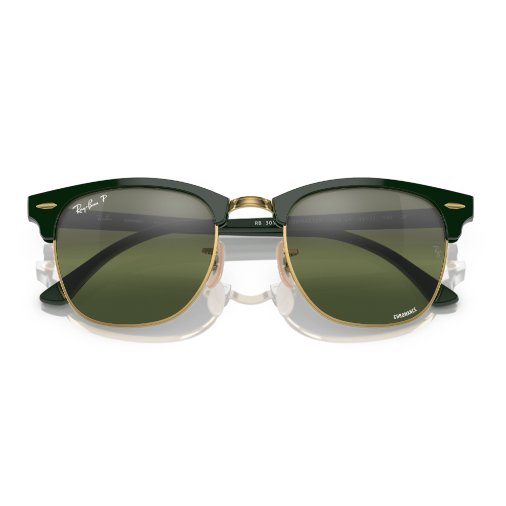 Ray - Ban Clubmaster RB3016 1368G4 51 Polarised Sunglasses - URBAN SUNGLASSES