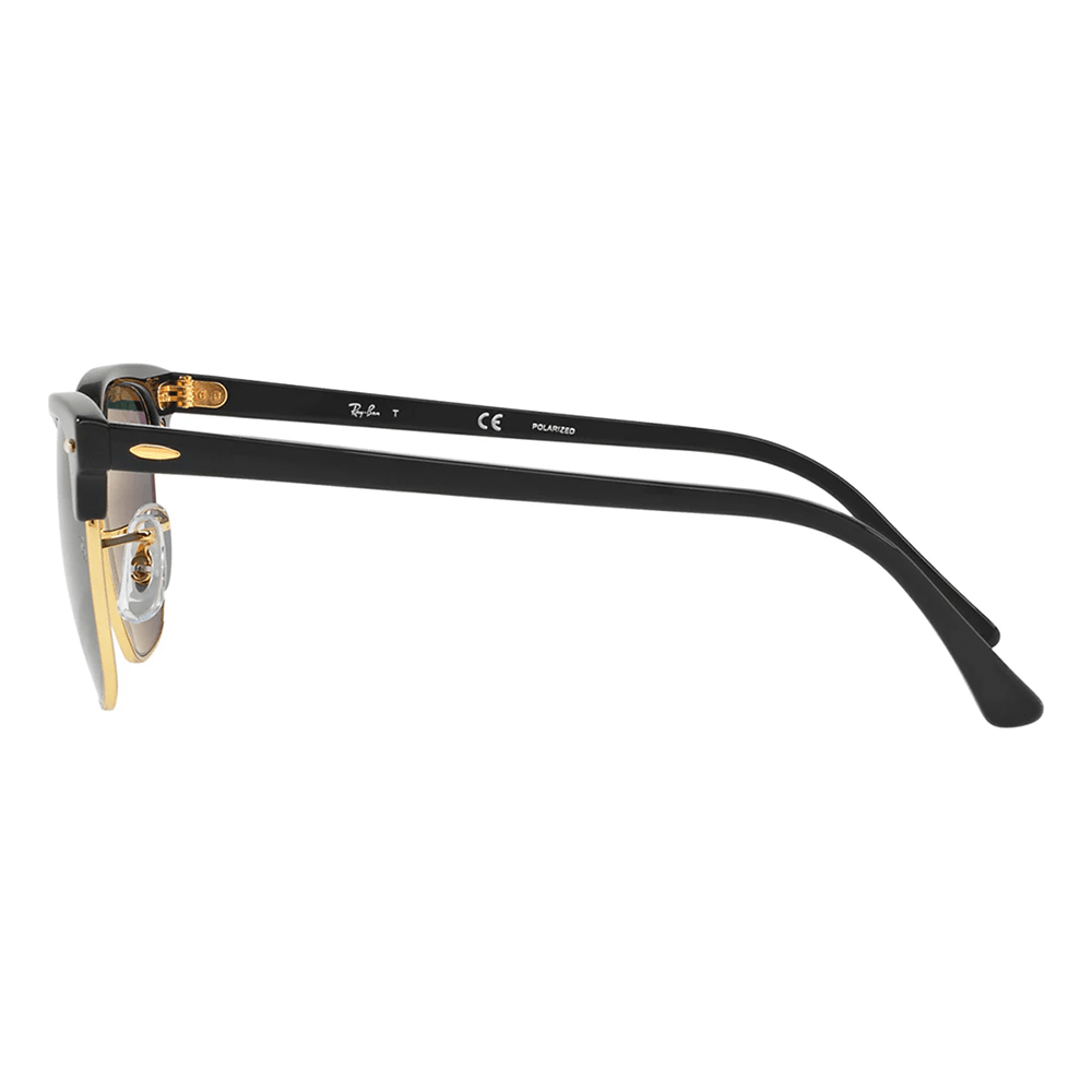 Ray - Ban Clubmaster RB3016 901/58 Polarised Sunglasses - URBAN SUNGLASSES