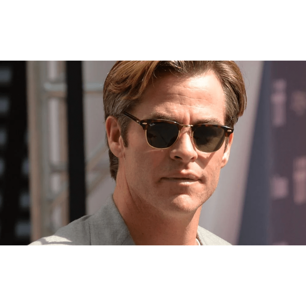 Ray - Ban Clubmaster RB3016 990/58 49 Polarised Sunglasses - URBAN SUNGLASSES