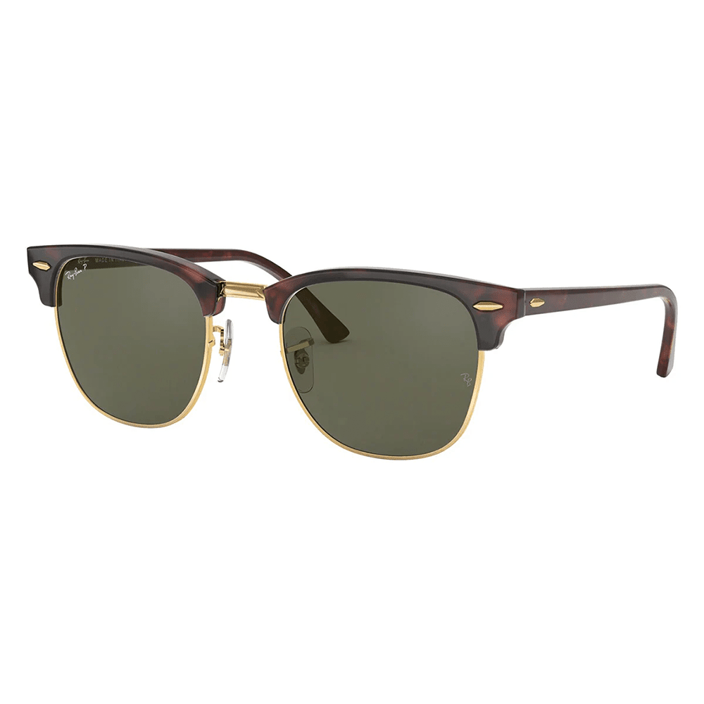 Ray - Ban Clubmaster RB3016 990/58 49 Polarised Sunglasses - URBAN SUNGLASSES
