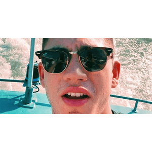 Ray - Ban Clubmaster RB3016 W0366 Sunglasses - URBAN SUNGLASSES