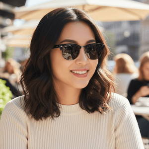 Ray - Ban Clubmaster Reverse RBR0504S 67839A 51 Polarised Sunglasses - URBAN SUNGLASSES