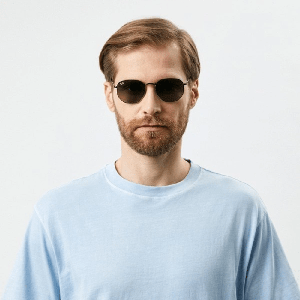 Ray-Ban Hexagonal RB3548 002/71 51 Sunglasses - URBAN SUNGLASSES