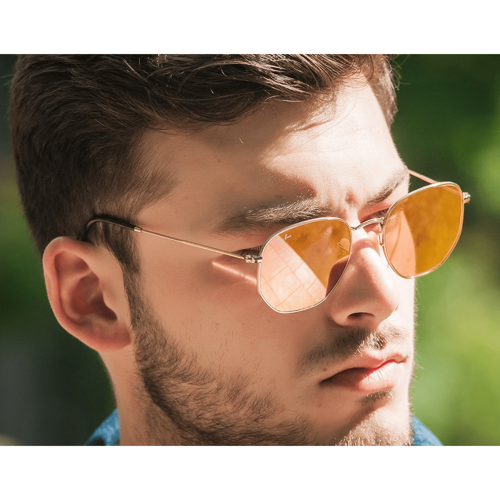 Ray - Ban Hexagonal RB3548N 001/Z2 Sunglasses - URBAN SUNGLASSES
