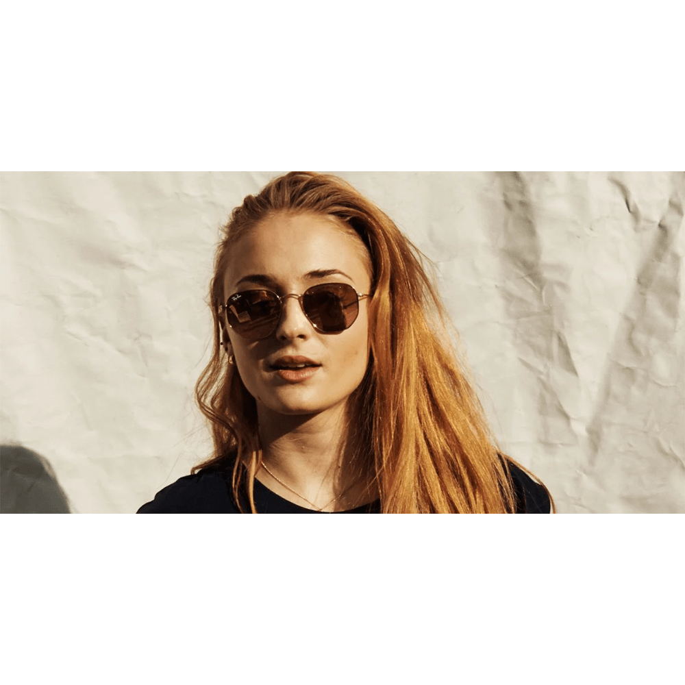 Ray - Ban Hexagonal RB3548N 912443 51 Sunglasses - URBAN SUNGLASSES