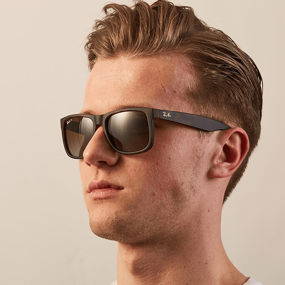 Ray - Ban Justin RB4165 865/87 Polarised Sunglasses - URBAN SUNGLASSES