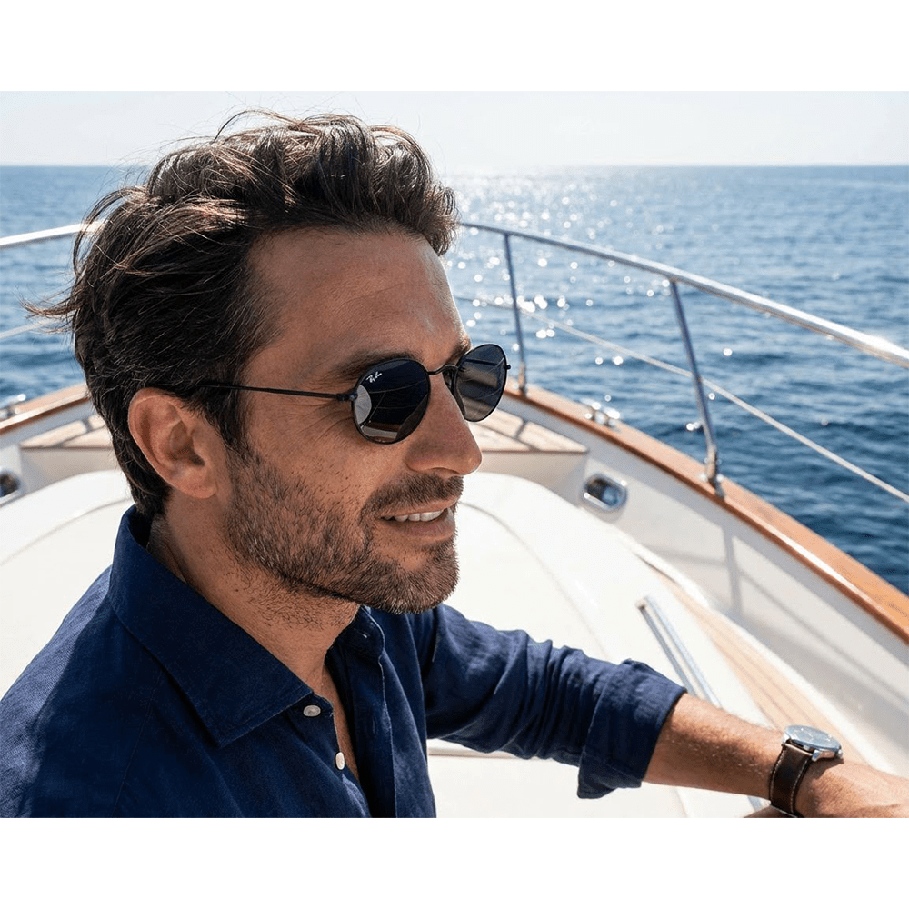 Ray-Ban Oval RB3547 002/B1 51 Sunglasses - URBAN SUNGLASSES