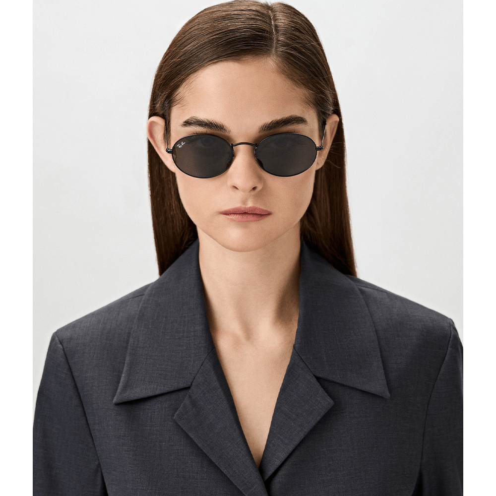 Ray-Ban Oval RB3547 002/B1 51 Sunglasses - URBAN SUNGLASSES