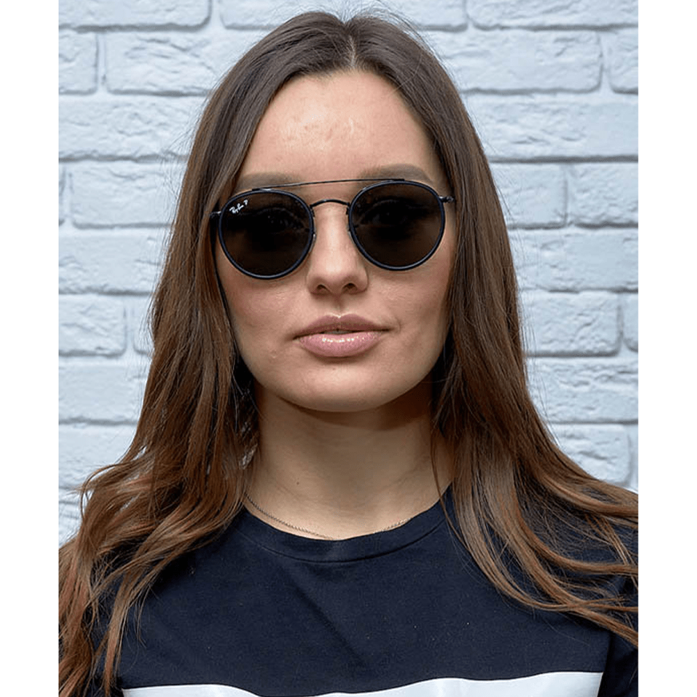 Ray - Ban RB3647N 002/58 Polarised Sunglasses - URBAN SUNGLASSES