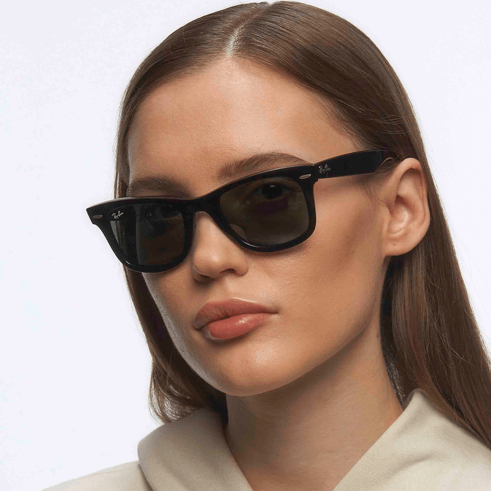 Ray - Ban Wayfarer RB2140 901/32 54 Sunglasses - URBAN SUNGLASSES