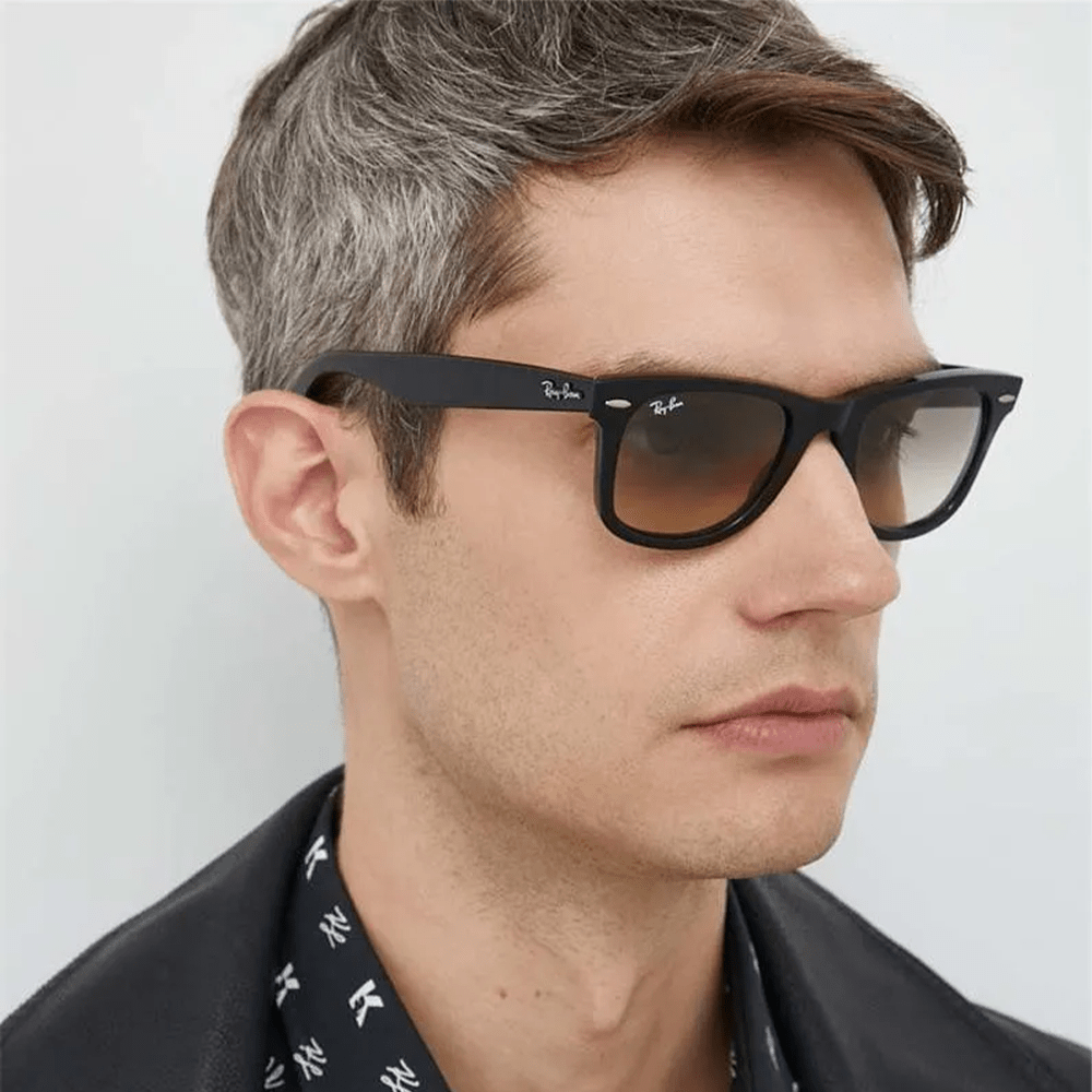 Ray - Ban Wayfarer RB2140 901/32 54 Sunglasses - URBAN SUNGLASSES