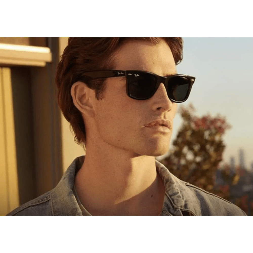 Ray - Ban Wayfarer RB2140 902/58 Polarised Sunglasses - URBAN SUNGLASSES